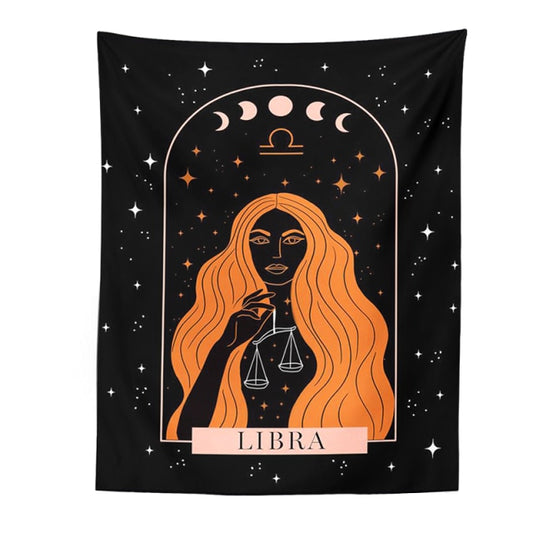 Libra Constellation Tapestry
