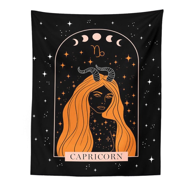 Capricorn Constellation Tapestry