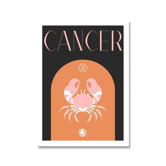Cancer Pastel Poster