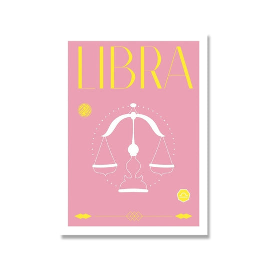 Libra Pastel Poster