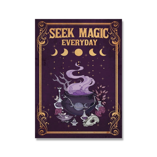Seek Magic Everyday Witchy Poster
