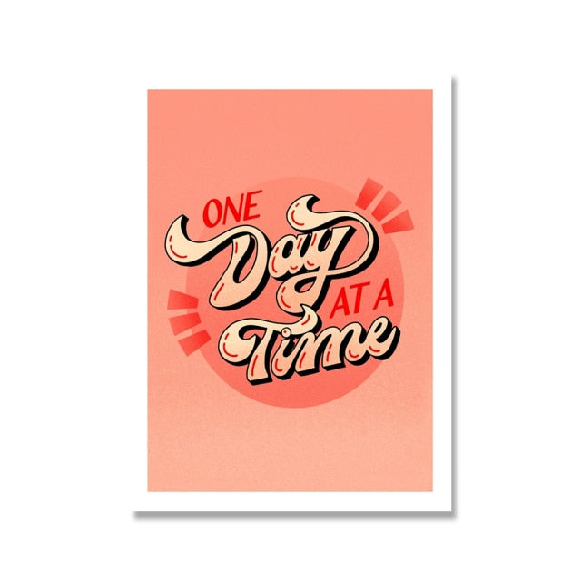 One Day Pace Retro Print