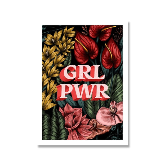 GRL PWR Retro Print
