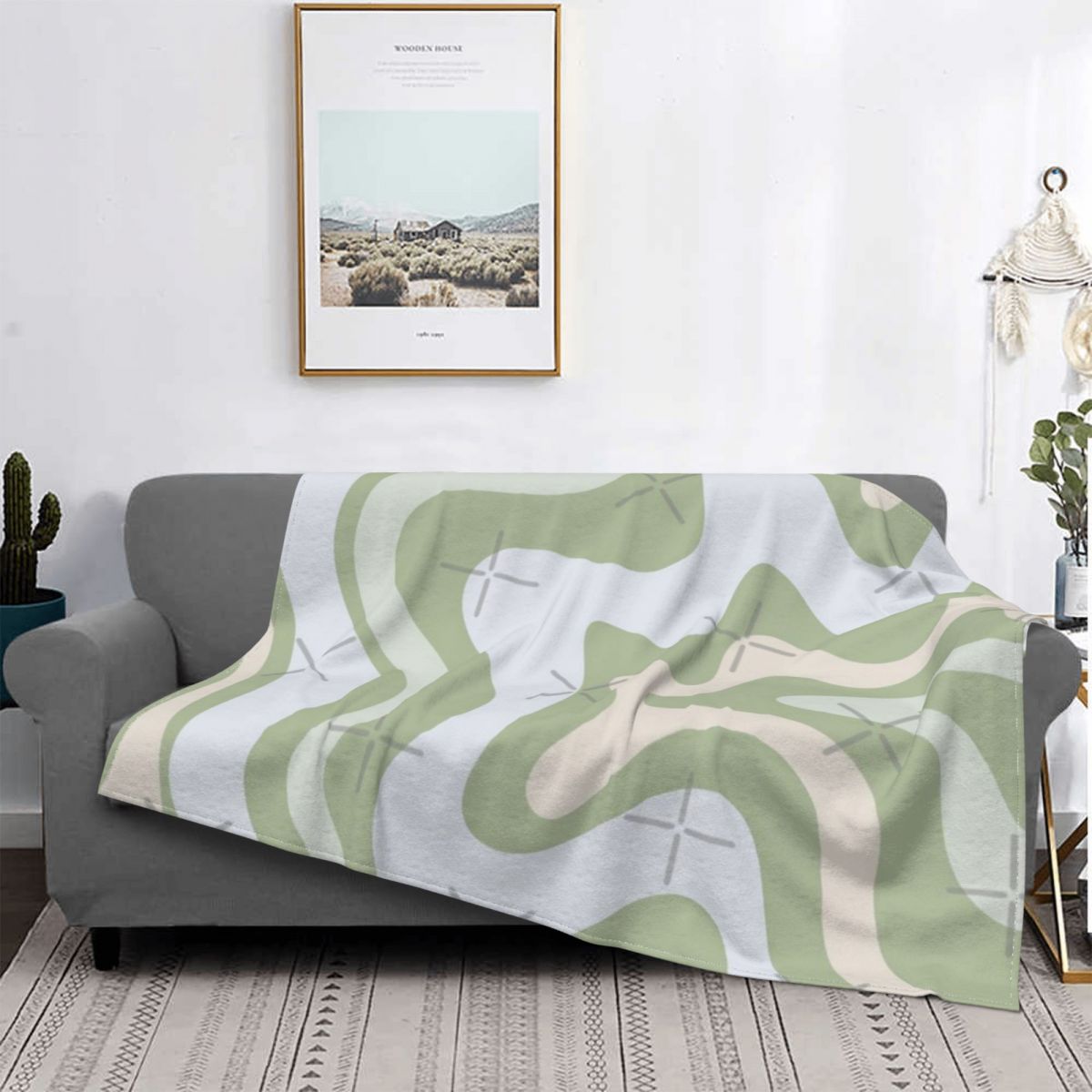Green Marble Blanket