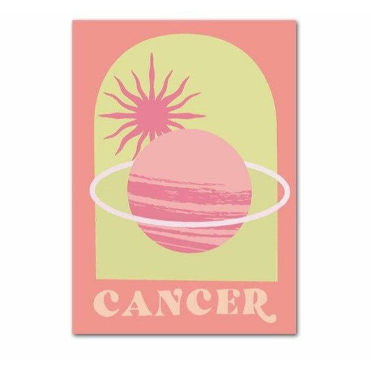Cancer Retro Poster