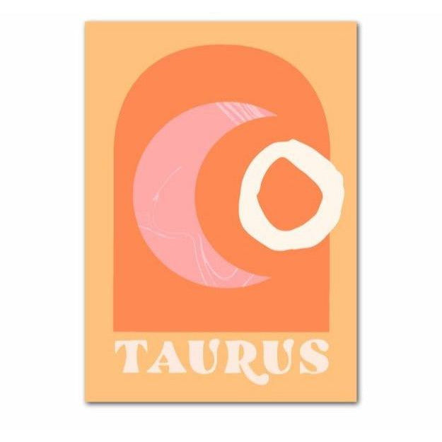 Taurus Retro Poster