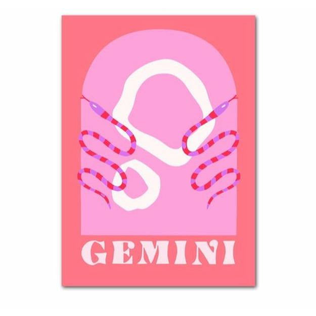 Gemini Retro Poster