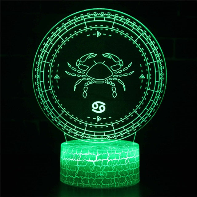 Cancer 3D LED Lamp