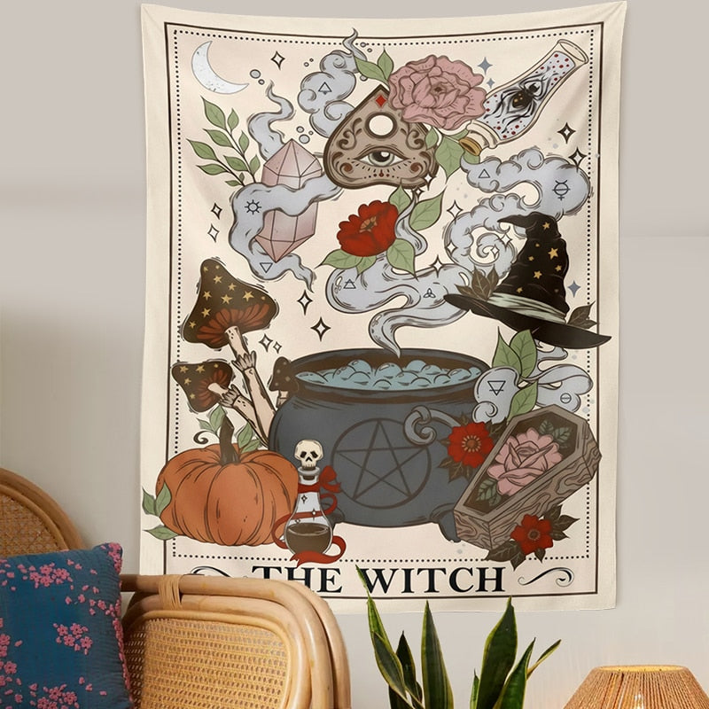 The Witch Minimalist Tapestry