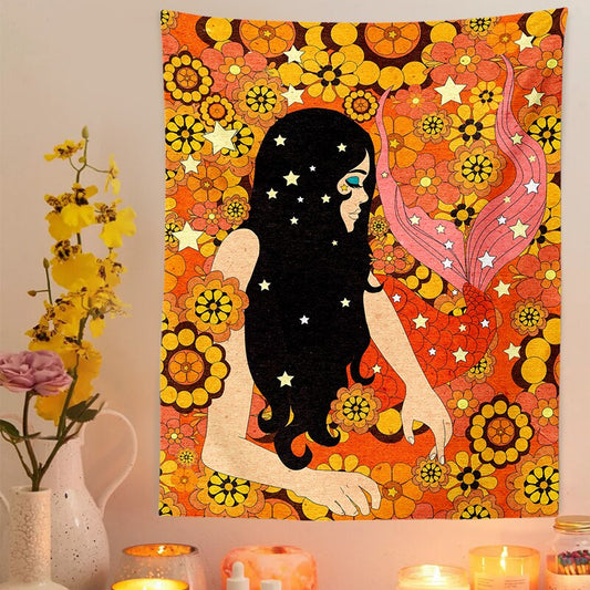 Surrounded By Daisies Tapestry