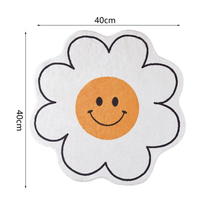 Smiley Flower Doormat