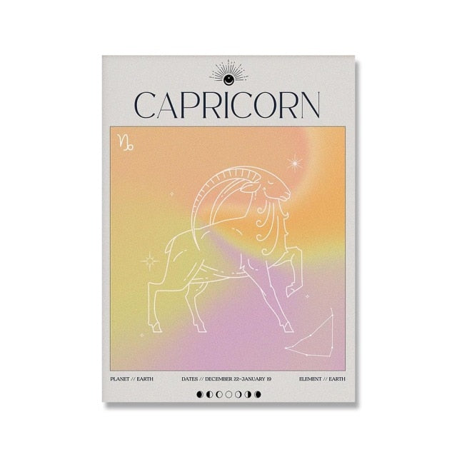 Capricorn Energy Constellation Print