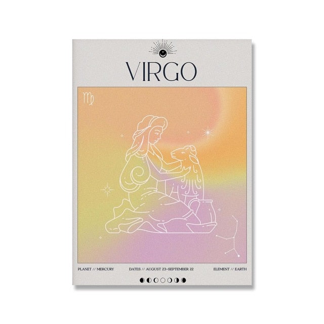 Virgo Energy Constellation Print