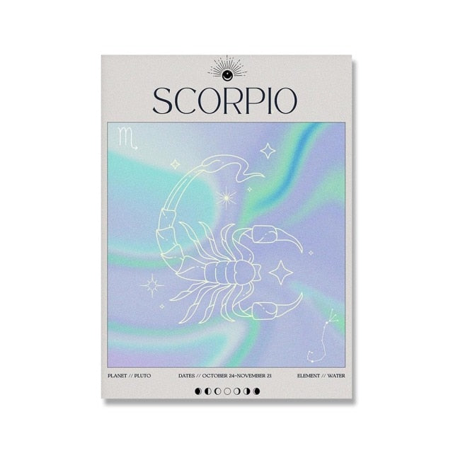 Scorpio Energy Constellation Print