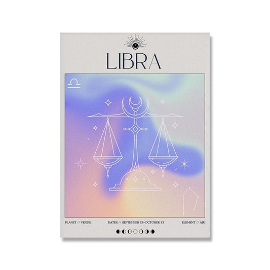 Libra Energy Constellation Print