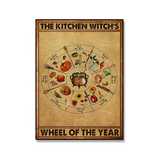Witch's Wheel Canvas