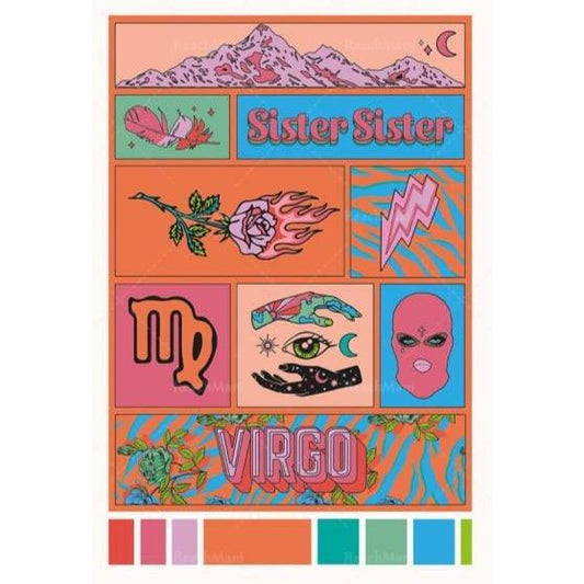Pop Art Virgo Poster