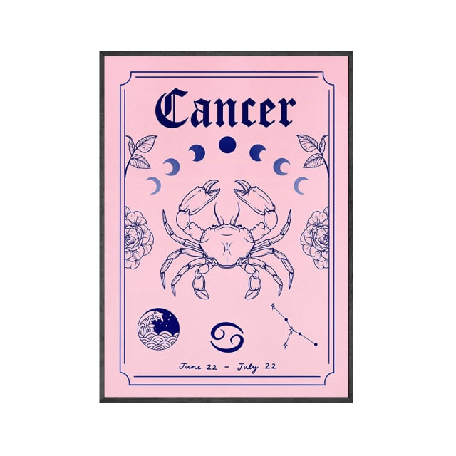 Cancer Pretty Pink Poster
