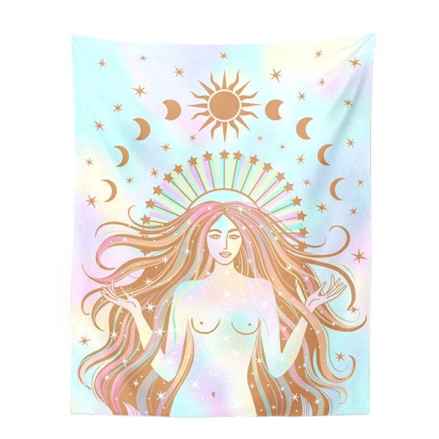 Pastel Goddess Tapestry