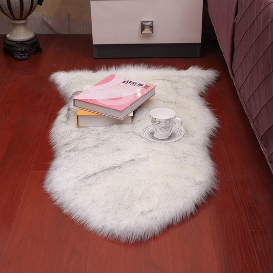 Grey Wolf Freeform Shag Rug