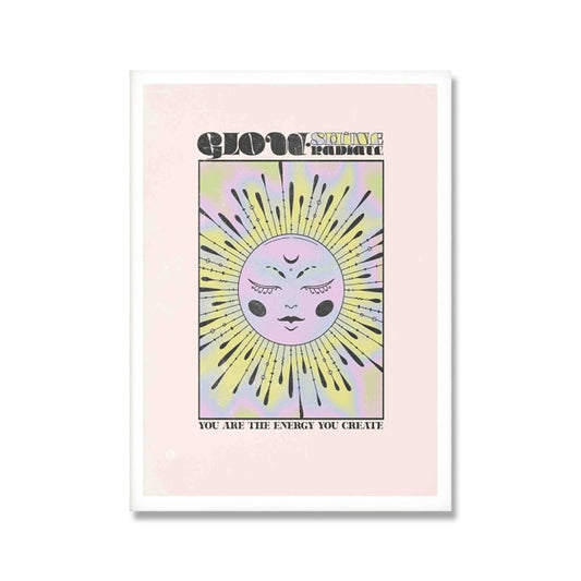 Glow Sun Poster