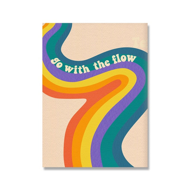 Flow State Hippie Poster