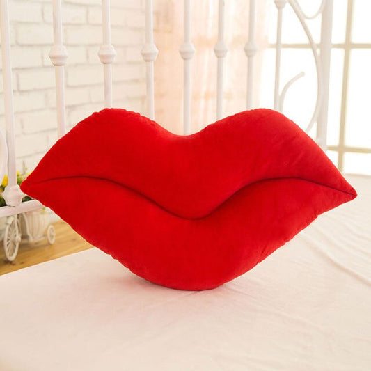 Red Lips Pillow