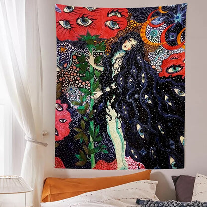 Psychedelic Beauty Tapestry