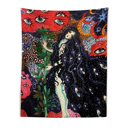 Psychedelic Beauty Tapestry