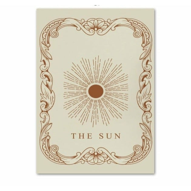 The Sun Vintage Tarot Print