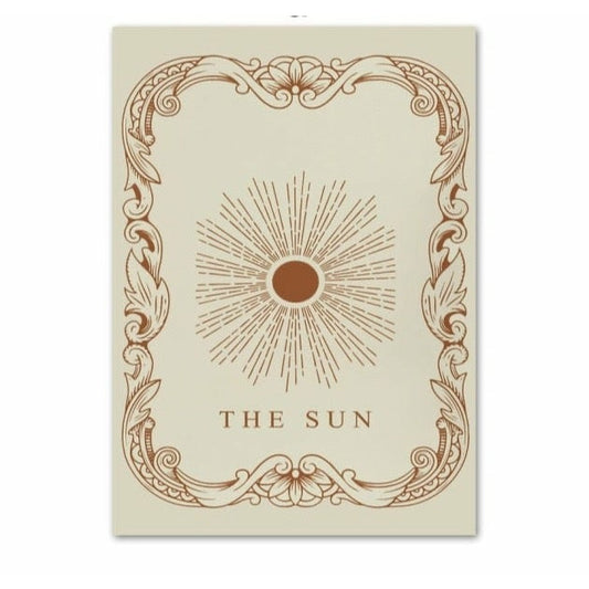 The Sun Vintage Tarot Print