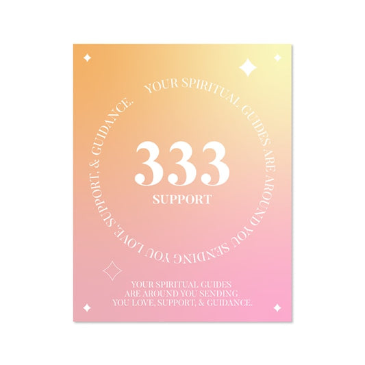 333 Support Pastel Angel Print