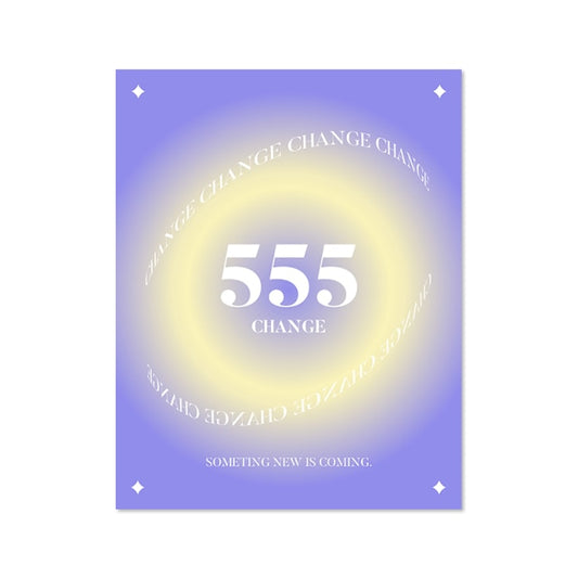 555 Change Pastel Angel Print