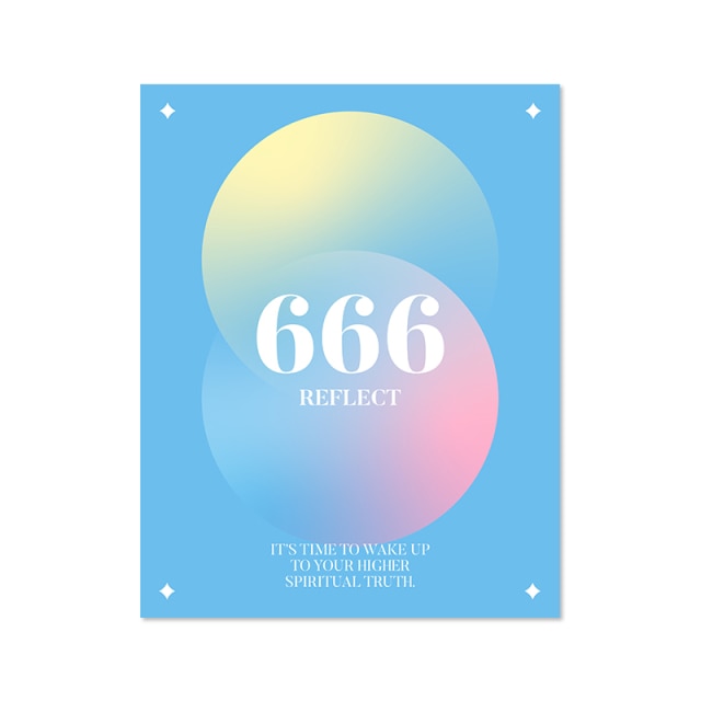 666 Reflect Pastel Angel Print