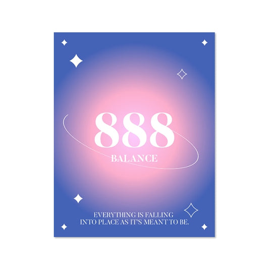 888 Balance Pastel Angel Print