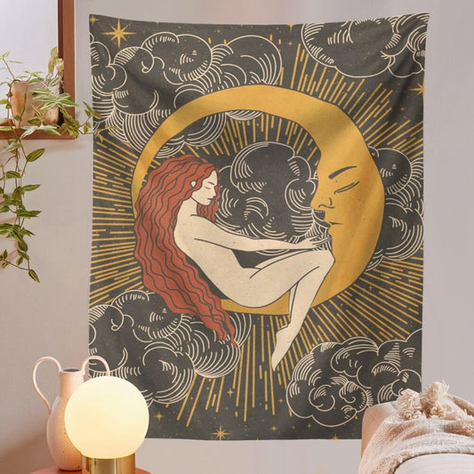 Divine Moon Tapestry