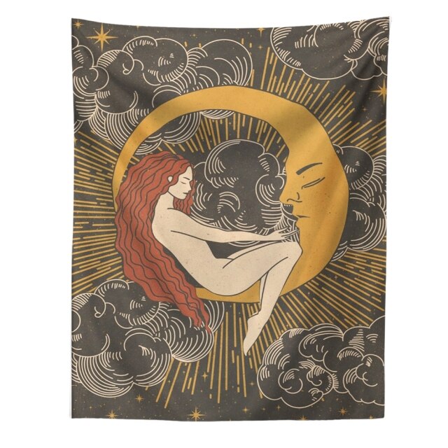 Divine Moon Tapestry