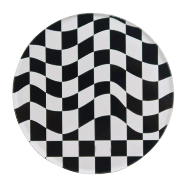 Decorative Checkerboard Coasters