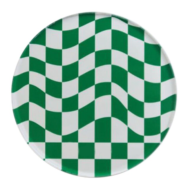 Decorative Checkerboard Coasters